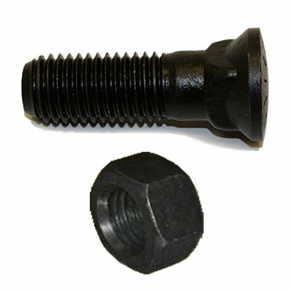 Aic Replacement Parts Plow Bolt and Nut for Blades Cutting Edges 3/4-10x2 1/2 Grade 8 Dome Head 5J4773-NUT